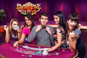 Screenshot of Blackjack Party by Evolution