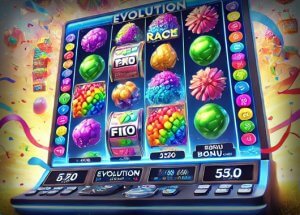 EVOLUTION-LAUNCHES-BALLOON-RACE,-COLOURFUL,-LATEST-GENERATION-ONLINE-SLOT-WITH-LIVE-BONUS-ROUND