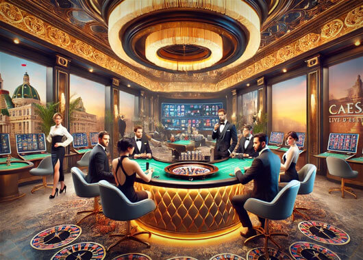 Caesars Introduces Branded Live Dealer Studio in Pennsylvania